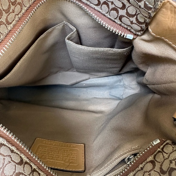 Coach Brown Medium Zip Purse - Picture 4 of 5